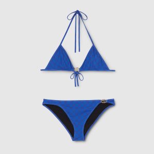Bikini in jersey elasticizzato stampato