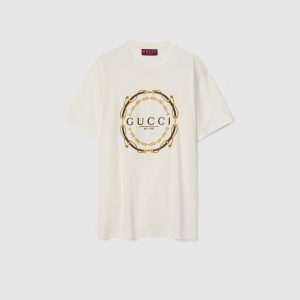 T-shirt in morbido jersey di cotone con stampa