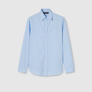 Camicia in popeline di cotone GG